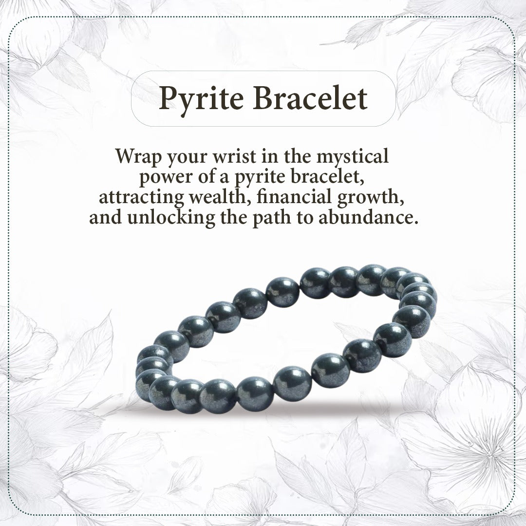 Pyrite Bracelet - Increase Confidence Attract Abundance
