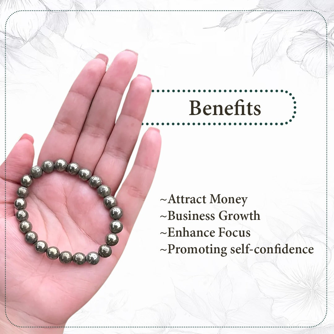 Pyrite Bracelet - Increase Confidence Attract Abundance