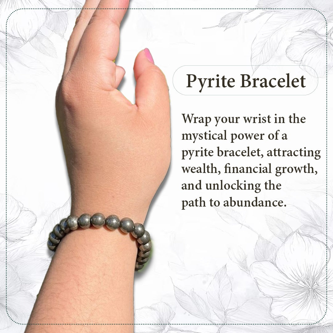 Pyrite Bracelet - Increase Confidence Attract Abundance