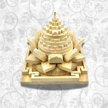 Meru Shriparni Wood Shree Yantra - The Throne of Mahalaxmi