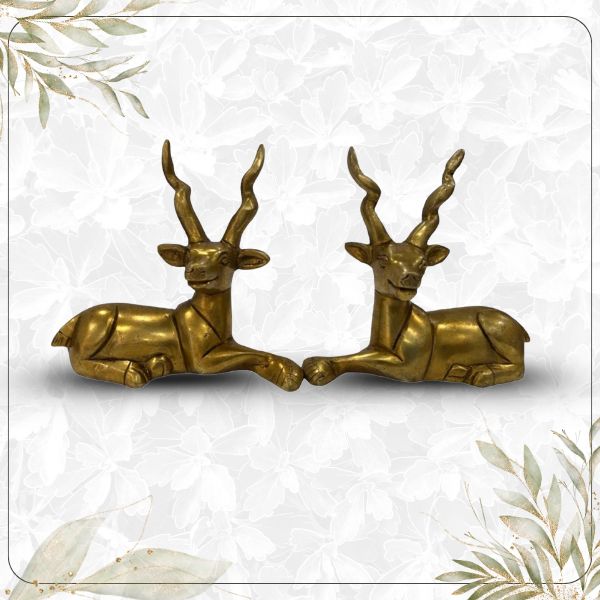 Brass Deer Statue - The Business Increaser