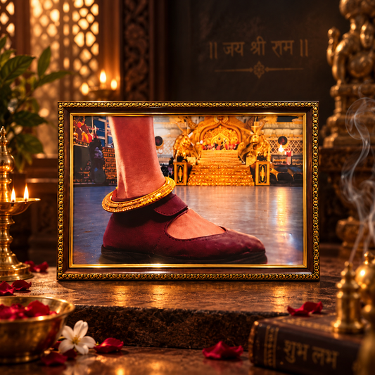 Angad’s Divine Foot Blessing Portrait