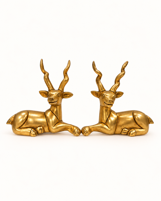 Brass Deer Statue - The Business Increaser