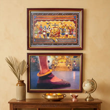 Angad’s Foot Portrait and Lord Rama’s Raj Abhishek Portrait