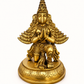 Lord Garuda Brass Statue - The Obstacle Remover