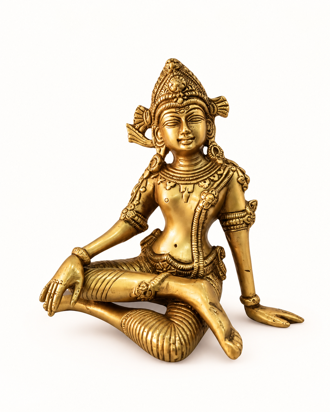 Brass Indra Dev - The Symbol of Power and Authority