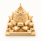 Meru Shriparni Wood Shree Yantra - The Throne of Mahalaxmi